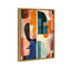 Oliver Gal Vibrant Connections I Abstract - Heavy Gel Top Coat Framed Canvas Art-839659613-839659614