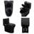 1.1/1.60 Gallon Dual-Flush Integrated Water-Saving Toilet, Extended Comfort Height Floor-Mounted, Matte Black-121323917