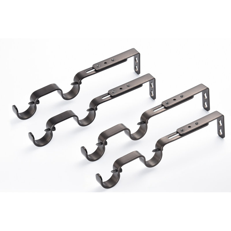 Accessoire de quincaillerie de rideau 9,06 po, Bronze huilé