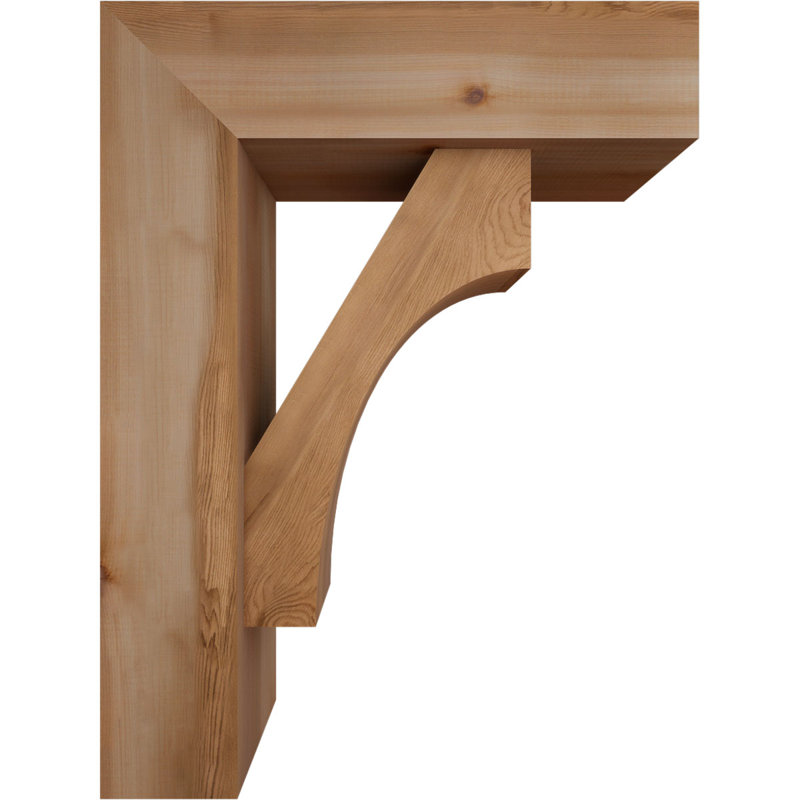 Support Westlake Block avec support décalé, 32 x 24, Cèdre rouge occidental de l 7 1/2 po (lisse)