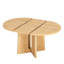 Ensemble de table de salle à manger Premium Premium en bois massif avec plateau extensible et chaises rembourrées-1321683790