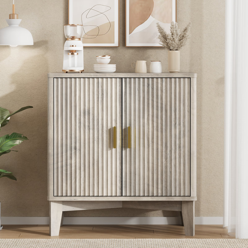 Armoire de rangement multifonctionnelle à grande capacité avec tablette réglable, Gris