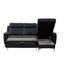 Izola 3 Seater Velvet Sofa Bed-1177284081-1177284095