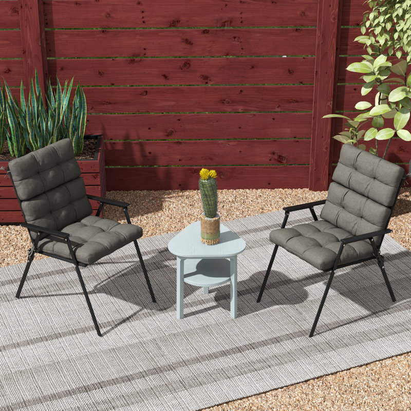 Garden Seat/Back Cushion, Grey