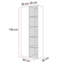 CARMEN wall-mounted display cabinet with LED lightin