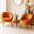Orange Polyester Blend
