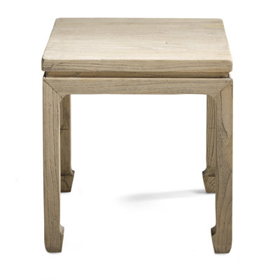 Jixi Solid Wood Accent Stool