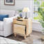 Table de chevet en bois naturel