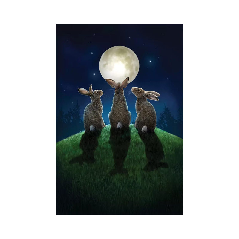 Moon Shadows by Lisa Parker - Wrapped Canvas Painting, 152.5 cm H x 101.5 cm W
