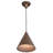 1 - Light Antique Copper Single Pendant