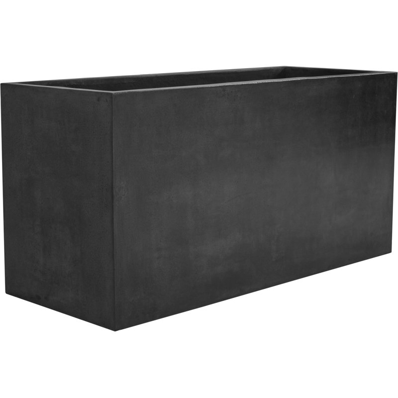 Boîte à fleurs en béton Arquette Lava, H 20 po x l 39 po x P 16 po
