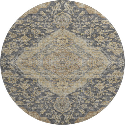 Premium Machine Washable Gurubaksh AMF1151 Global Rug