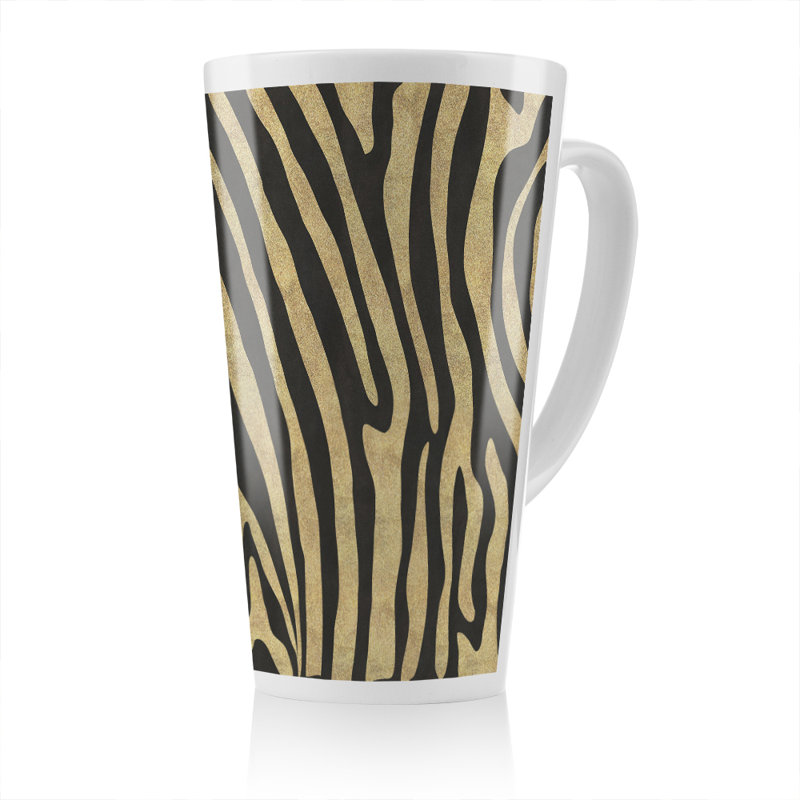 Zebra Latte Mug