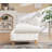 41.75" Oversized Modern Upholstered Accent Chair with Recessed Arms Solid Wood Legs for Living Room-583106703