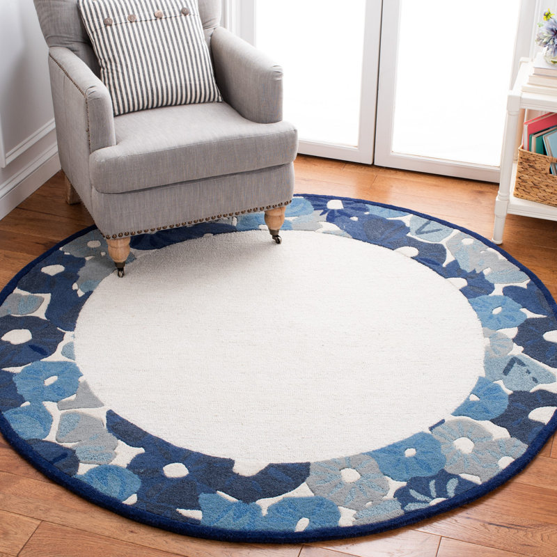 Tapis ivoire en laine / viscose touffeté à la main Coreatha Martha Stewart, Rectangle 9 pi 6 po x 13 pi 6 po