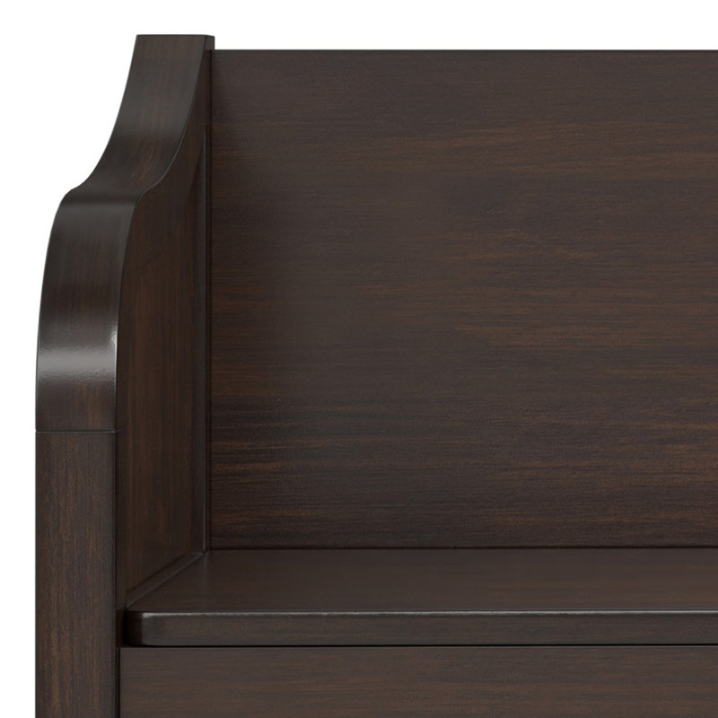 Entryway Storage Bench with Shelf