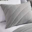 3 édredons double / grand Puffy, style gris, rembourrage de 350 g / m², -, lavable à la machine, contient et 2 taies décoratives, étiquetées, incluses