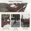 Table d'appoint pliante en rotin Outsunny