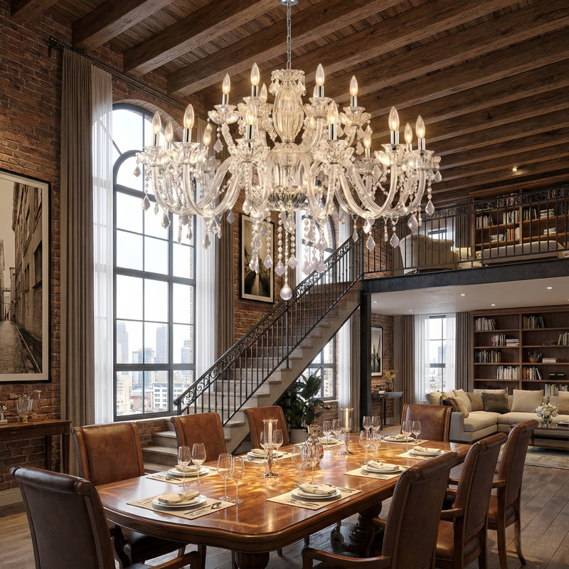 Mondeja 18-Light Crystal Chandelier 
