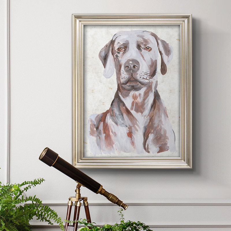 Sitting Dog I Sitting Dog I - reproduction d'art sur toile, L 23 po x H 32 po