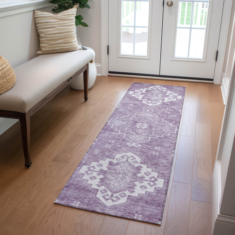  Tapis de porte d'extérieur antidérapant Malchow, Tapis de couloir 2 pi 3 po x 7 pi 6 po