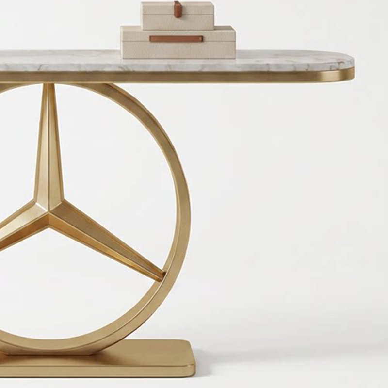 Console Italian Luxury, H 33,5 po x l 54,3 po x P 13,8 po