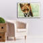 Toile épique Graffiti «Curious Fox» par Anika Goodhue, 40 po x 26 po