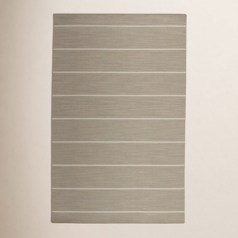 Creekmont Wool Striped Indoor Rug, Rectangle 4' x 6'