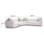 Frome Cream Chenille Modular L-Sectional