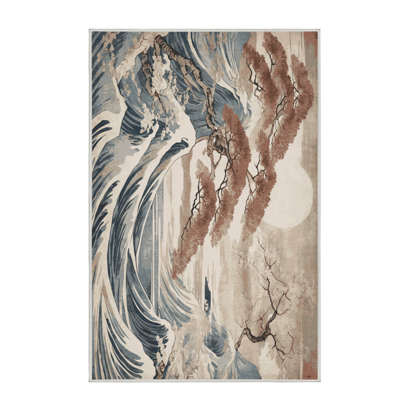 Petal Dew Rug, Rectangle 8' x 10'