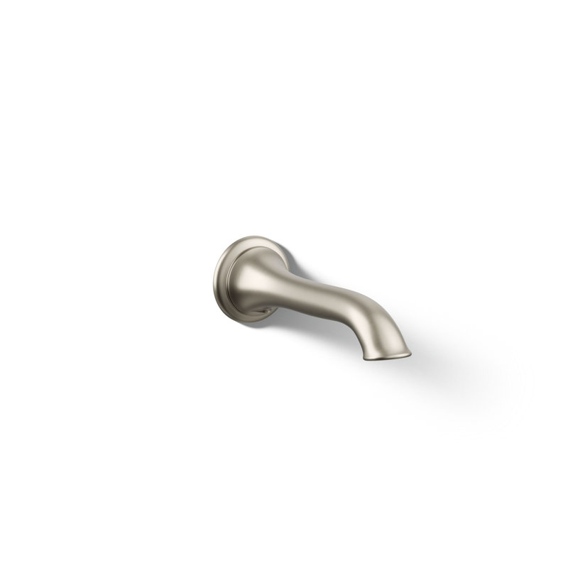Artifacts® Wall-Mount Bath Spout with Flare Design, Vibrant Brushed Nickel
