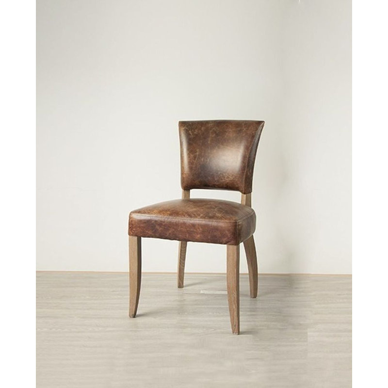 Chaise d'appoint en cuir Jyron