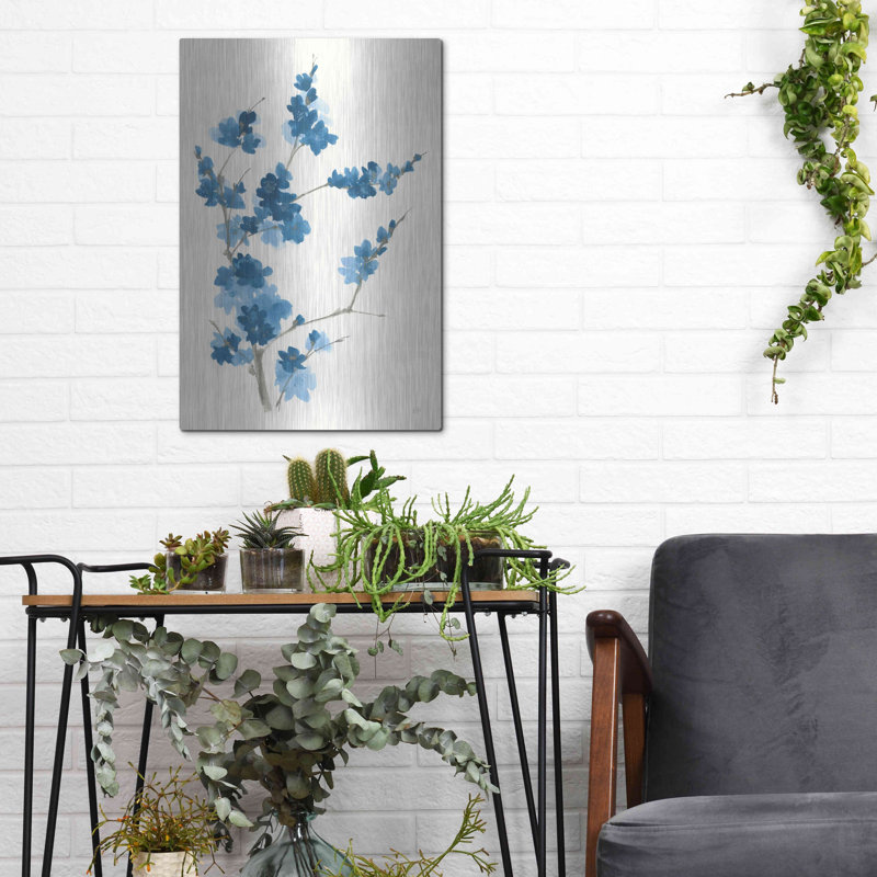 «Blue Branch I» par Chris Paschke, H 16 po x l 12 po