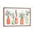 Toile avec cadre en bois classique