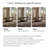 Cream style modern design coffee table
