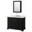 Deborah 48 " W Freestanding Standard Single Vanity Bathroom Vanity With Marble Top with Mirror-40066028-80205294