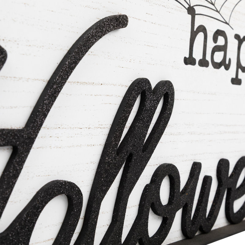 Plaque murale 23,5 "Happy Halloween
