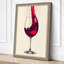 Wine Splash Modern - Wrapped Canvas-1127126460-1127126458