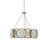 Oliveri 6 - Light Dimmable Wagon Wheel Chandelier
