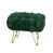 Fausse fourrure vert foncé