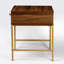 Tybalt 40cm W Metal Bedside Table