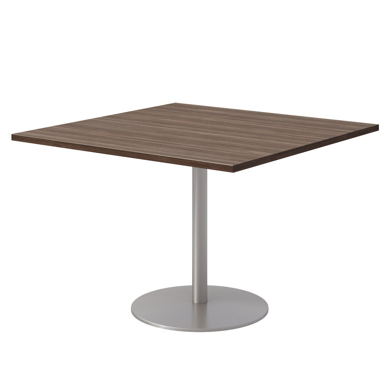 Table de salle à manger à hauteur de bar, Teck studio, H 29 po x L 42 po x l 42 po