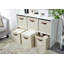 Bacs de rangement | Boîte de rangement en forme de cube avec porte-étiquettes-435358895-435358893