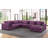 Arliz 7 - Piece 144" Wide Reversible Modular Corner Sectional with Ottoman-1749333787