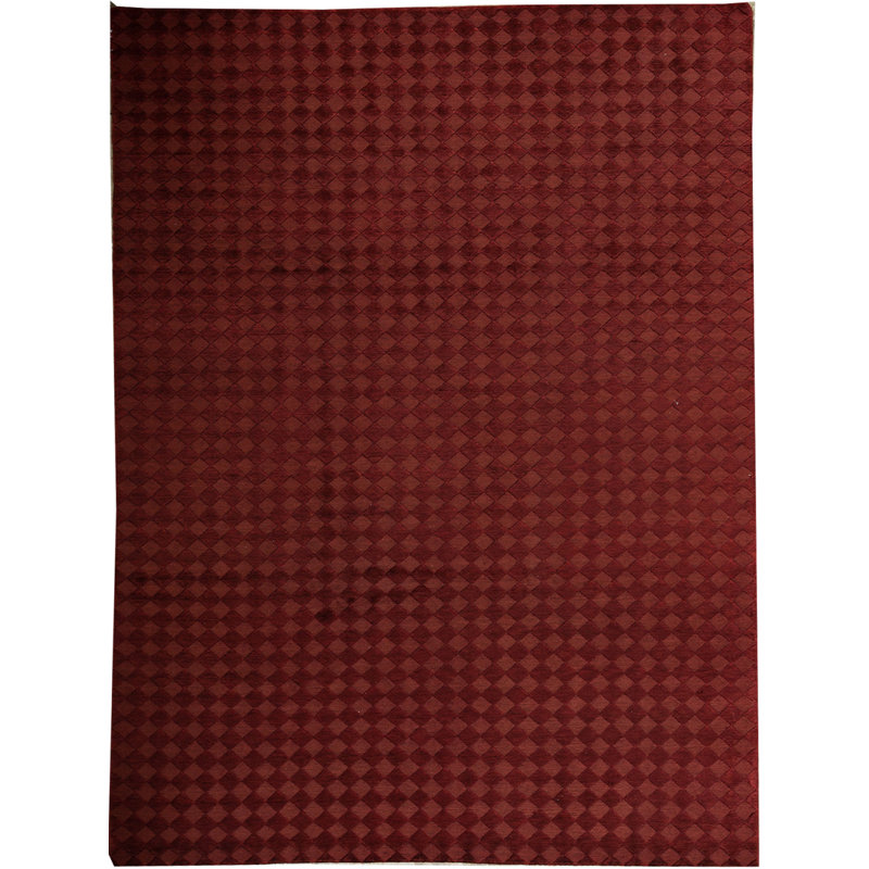 Hand-Knotted High-Quality Red Area Rug