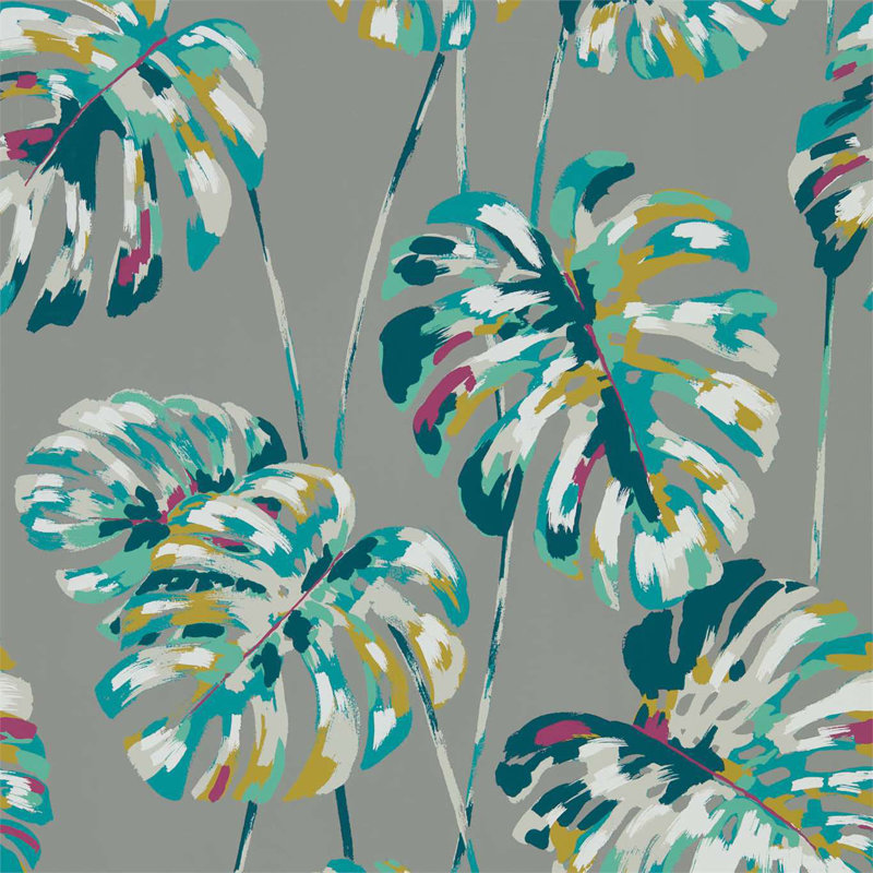 Kelapa Wallpaper, Lagoon/Cerise