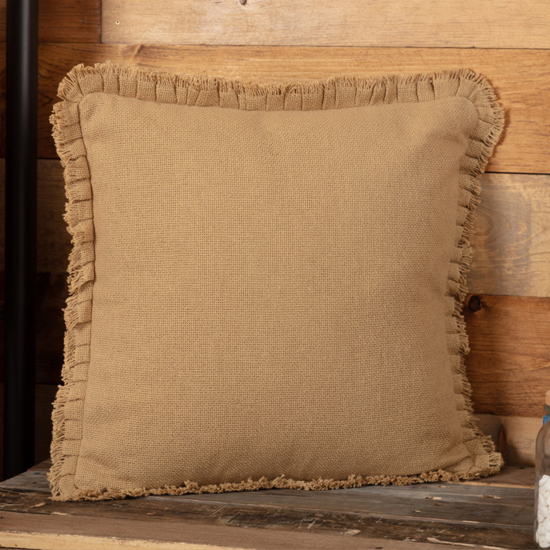 Housse et insert de coussin en coton Burlap, Naturel