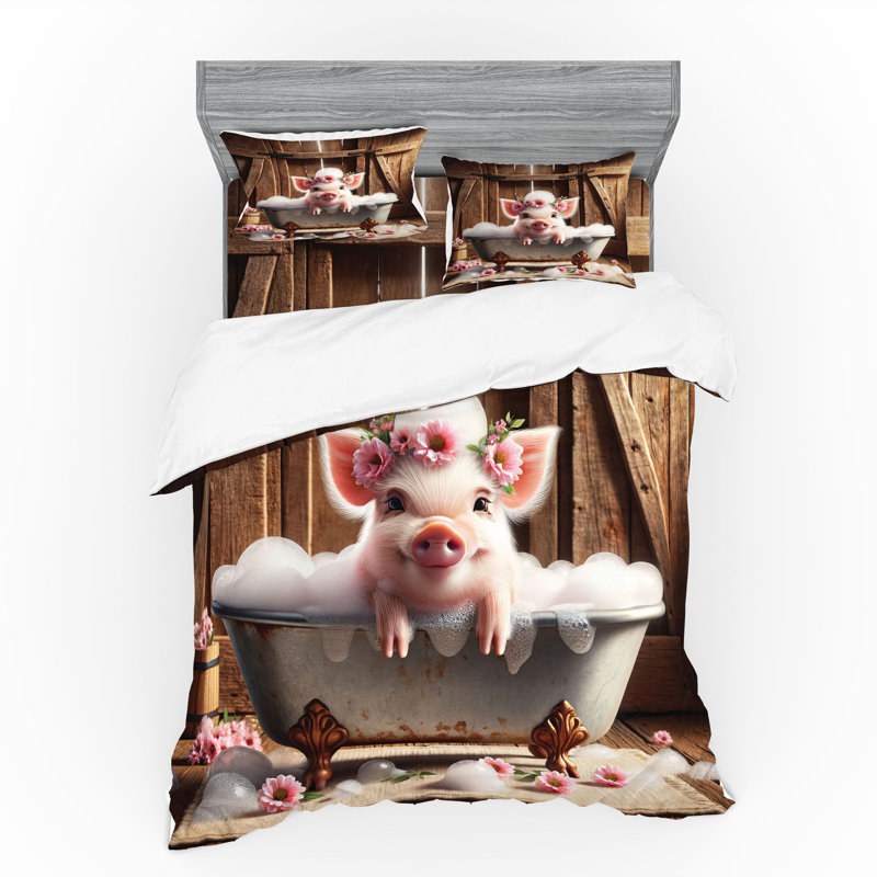 Polyester Duvet Cover, King Duvet Cover + 3 Additional Pieces