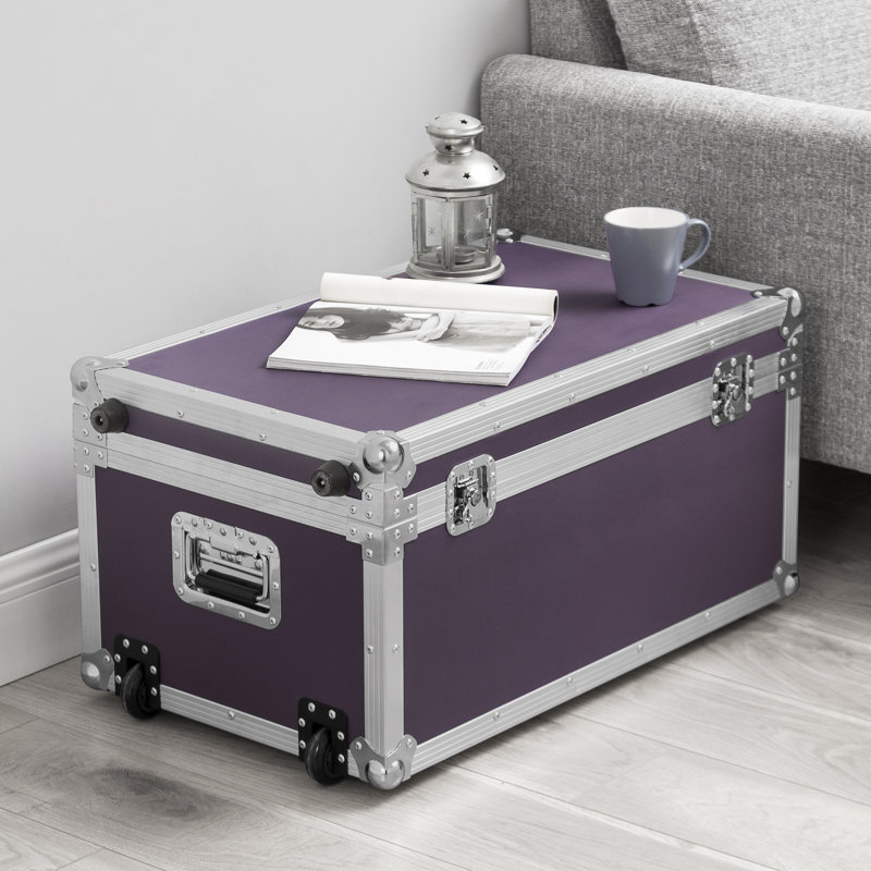 Manufactured Wood Camp Trunk / Footlocker, Purple Reign