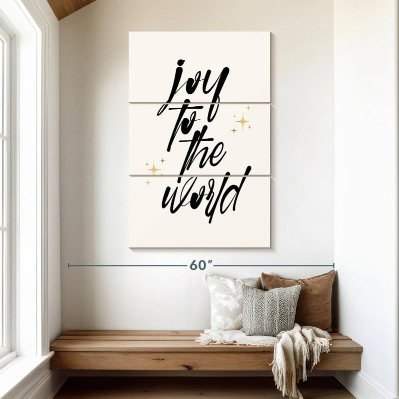 Tergel «Sparkling Joy To The World», H 50 po x l 32 po